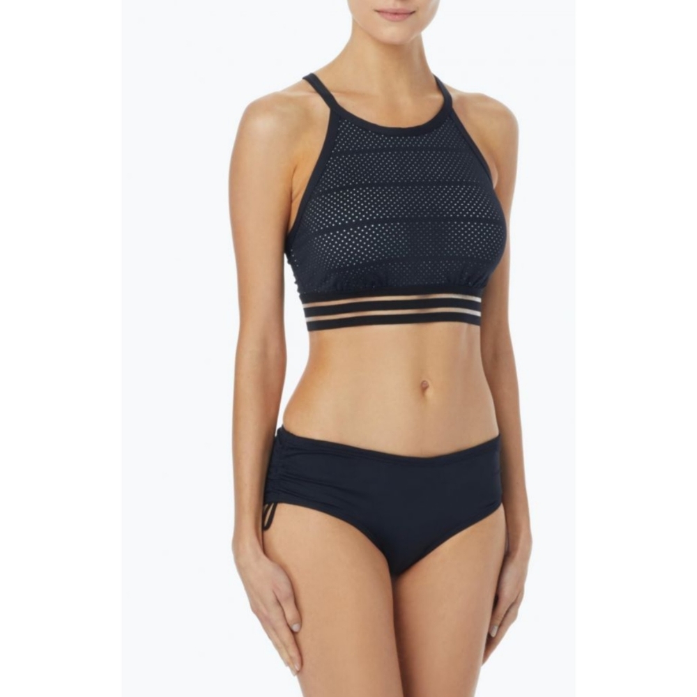 ♠️🤍 Beach House Lasercut Racerback Bikini Top